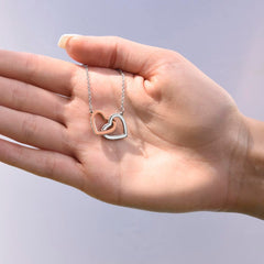 Today & Always! - Interlocking Hearts Necklace (for Mom)