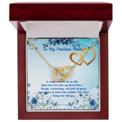 Today & Always! - Interlocking Hearts Necklace (for Mom)