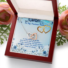 Today & Always! - Interlocking Hearts Necklace (for Mom)