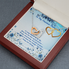 Today & Always! - Interlocking Hearts Necklace (for Mom)