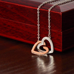 Today & Always! - Interlocking Hearts Necklace (for Mom)