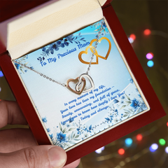 Today & Always! - Interlocking Hearts Necklace (for Mom)