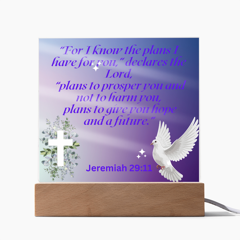 Divine Promise - Square Acrylic Plaque