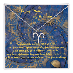 My Universe - Zodiac Name Necklace (for Mom)