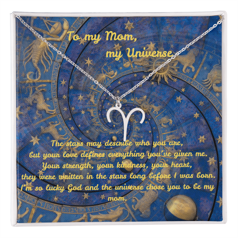 My Universe - Zodiac Name Necklace (for Mom)