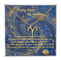 My Universe - Zodiac Name Necklace (for Mom)