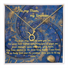 My Universe - Zodiac Name Necklace (for Mom)