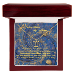 My Universe - Zodiac Name Necklace (for Mom)