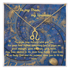 My Universe - Zodiac Name Necklace (for Mom)