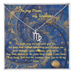 My Universe - Zodiac Name Necklace (for Mom)