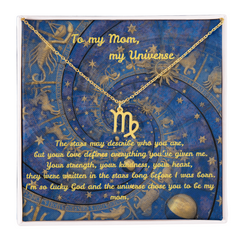 My Universe - Zodiac Name Necklace (for Mom)