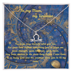 My Universe - Zodiac Name Necklace (for Mom)