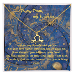 My Universe - Zodiac Name Necklace (for Mom)