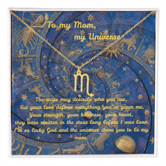 My Universe - Zodiac Name Necklace (for Mom)