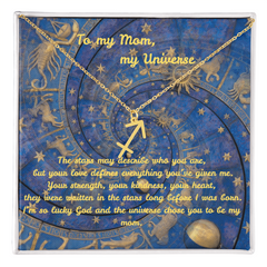 My Universe - Zodiac Name Necklace (for Mom)