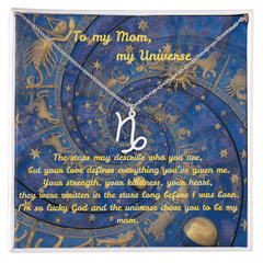 My Universe - Zodiac Name Necklace (for Mom)
