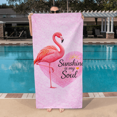 Sunshine Is My Soul - Beach Towel