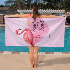 Sunshine Is My Soul - Beach Towel