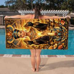Majestic Egyptian Royal - Beach Towel