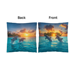 Dolphin Dream - Indoor/Outdoor Pillow