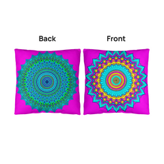 Cosmic Serenity Mandala- Indoor/Outdoor Pillow