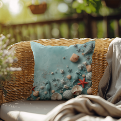 Turquoise Tides - Indoor/Outdoor Pillow