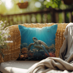Turtle Serenity - Indoor/Outdoor Pillow