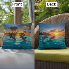 Dolphin Dream - Indoor/Outdoor Pillow