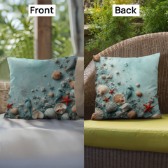 Turquoise Tides - Indoor/Outdoor Pillow