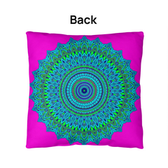 Cosmic Serenity Mandala- Indoor/Outdoor Pillow