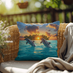 Dolphin Dream - Indoor/Outdoor Pillow