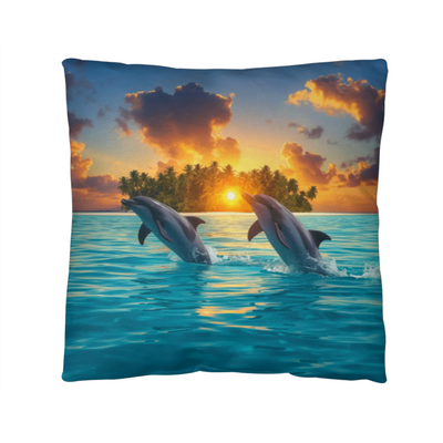 Dolphin Dream - Pillow Cover With Insert