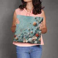 Turquoise Tides - Pillow Case With Inserts