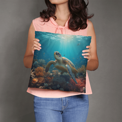 Turtle Serenity - Pillow Cover With Insert