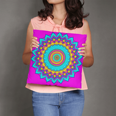 Cosmic Serenity Mandala - Pillow Cover With Insert
