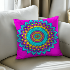 Cosmic Serenity Mandala - Pillow Cover With Insert