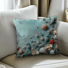 Turquoise Tides - Pillow Case With Inserts