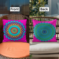 Cosmic Serenity Mandala - Pillow Cover With Insert