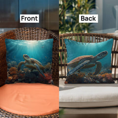 Turtle Serenity - Pillow Cover With Insert