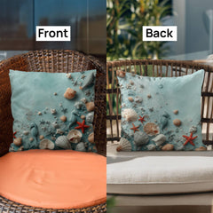 Turquoise Tides - Pillow Case With Inserts