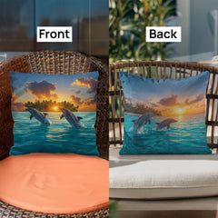 Dolphin Dream - Pillow Cover With Insert