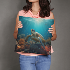 Turtle Serenity - Pillow Cover With Insert