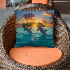 Dolphin Dream - Pillow Cover With Insert