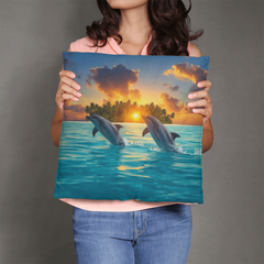 Dolphin Dream - Pillow Cover With Insert