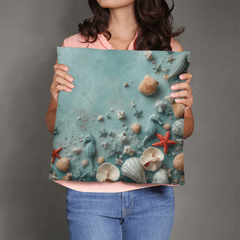 Turquoise Tides - Pillow Case With Inserts