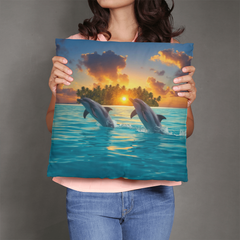 Dolphin Dream - Pillow Cover With Insert
