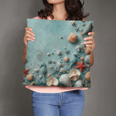 Turquoise Tides - Pillow Case With Inserts