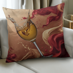 Wine Bliss - Pillow Cover With Insert