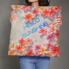 Hello Sunshine - Pillow Cover With Insert