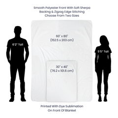 Magic Moon - Sherpa Fleece Blanket